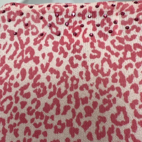 Bloomingdale's sweater pink size 2P Rayon & Nylon - Picture 5 of 11